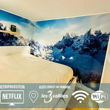 Les 3 Vallees, Montagnard Avec Et Piscine Apartment *